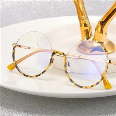 গোলাকার মেটাল চশমা